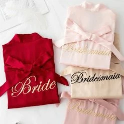 Fiory Kimono Bride| Badjas Bruid| Kimono Bride| Kimono Opdruk| Trouwen| Bordeaux Rood| L -Dameskleding Verkoop 550x475