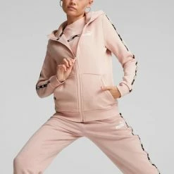 Puma Power Tape Dames Sweatvest - Roze - Maat L -Dameskleding Verkoop 550x550 31