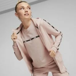 Puma Power Tape Dames Sweatvest - Roze - Maat L -Dameskleding Verkoop 550x550 36