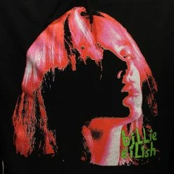 POPMERCH Billie Eilish Neon Shadow Pink Pullover Trui - Officiële Merchandise -Dameskleding Verkoop 550x550 44
