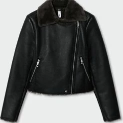 Mango Jas Dubbelzijdig Bikerjack 47050152 99 Dames Maat - XL -Dameskleding Verkoop 550x564