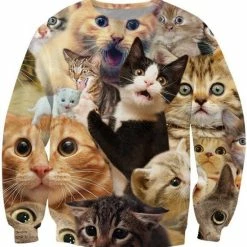 Ultieme Kattentrui - Maat M - Superfout Party Sweater