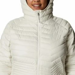 Columbia Powder Lite - Jassen Dames Winter - Outdoorjas - Chalk - Maat M -Dameskleding Verkoop 550x577 1