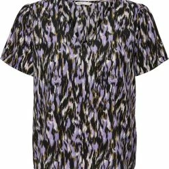 ONLY ONLWILMA S/S V-NECK TOP CS PTM Dames Top - Maat M