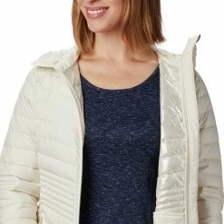 Columbia Powder Lite - Jassen Dames Winter - Outdoorjas - Chalk - Maat M -Dameskleding Verkoop 550x598 1