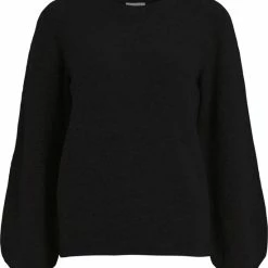 OBJECT OBJEVE NONSIA L/S KNIT PULLOVER NOOS Dames Trui - Maat M