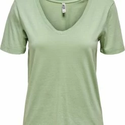 JDY JDYFAROCK S/S V-NECK TOP JRS NOOS Dames Top - Maat L