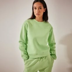 Na-kd Organic Logo Basic Dames Trui - Maat Large -Dameskleding Verkoop 550x635 3