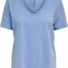 JDY JDYFAROCK S/S V-NECK TOP JRS NOOS Dames Top - Maat L