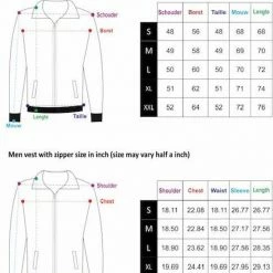 REWAGE Vest Premium Heavy Kwaliteit - Heren - Zwart - XL -Dameskleding Verkoop 550x655 5