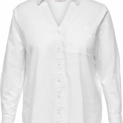 ONLY CARMAKOMA CARKIANA 3/4 SHIRT WVN Dames Blouse - Maat 46