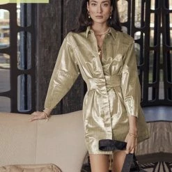 Josh V Julia - Jurk - Brons - XS -Dameskleding Verkoop 550x658 2