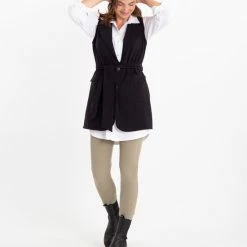 Bruine Legging Van Je M'appelle - Dames - Travelstof - Maat M - 6 Maten Beschikbaar -Dameskleding Verkoop 550x669 5