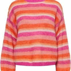 PIECES PCNOELLA LS HIGH-NECK KNIT BC Dames Trui - Maat XL