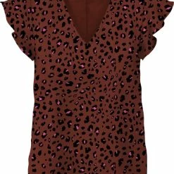 ONLY ONLZOEY CAPSLEEVE V-NECK TOP CS PTM Dames Top - Maat L