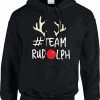 Gildan Hoodie Sweater | Team Rudolph Kersttrui | Maat Large