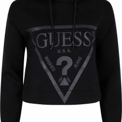 Guess New Alisa Hooded Dames Sweater - Zwart - Maat S -Dameskleding Verkoop 550x693 4