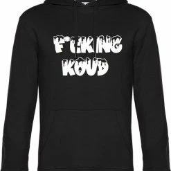 Bc F*CKING KOUD Hoodie | Warme Trui | Winter | Kou | Hoodie | Wintertrui | Grappige Tekst | Maat 3XL