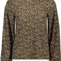 Jacqueline De Yong Blouse Jdysvan Faith L/s Top Jrs 15240512 Black/repeat Flow Dames Maat - M