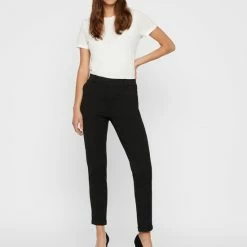 Vero Moda VMMAYA MR LOOSE SOLID PANT NOOS Dames Broek - Maat L X 34 -Dameskleding Verkoop 550x696 3