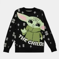 Difuzed The Mandalorian - The Child Knitted Christmas Jumper - M