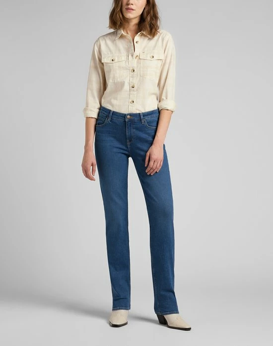 LEE Marion Mid Ada Dames Straight Jeans - Maat 33_31 1 LEE Marion Mid Ada Dames Straight Jeans - Maat 33_31
