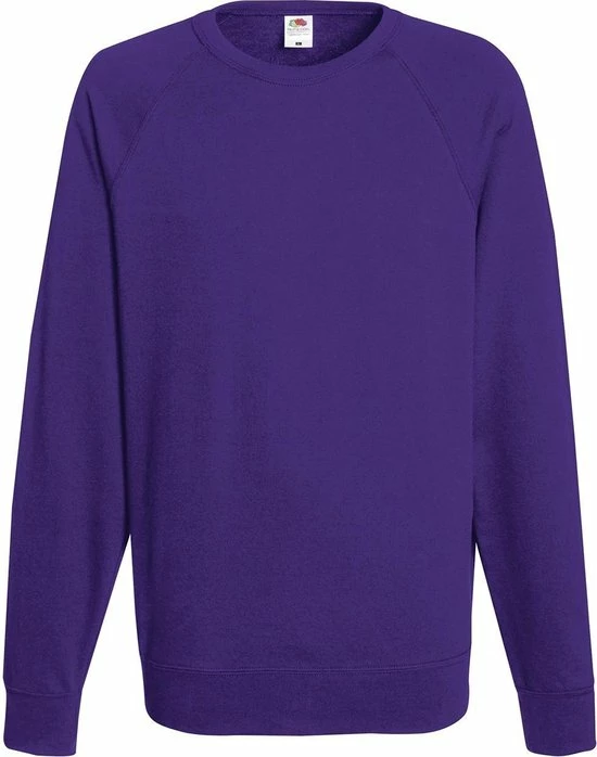 Fruit Of The Loom Sweater Raglan Sweat Ronde Hals Paars Maat M 1 Fruit Of The Loom Sweater Raglan Sweat Ronde Hals Paars Maat M