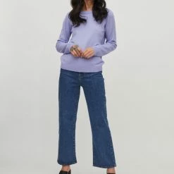 VILA VIRIL Ronde Hals L/S KNIT TOP - NOOS Dames Trui - Maat S -Dameskleding Verkoop 550x708 6