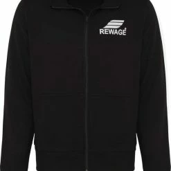 REWAGE Vest Met Rits - Zwart - XL