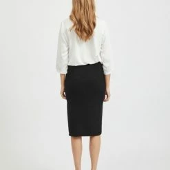 VILA VIRIL PENCIL HW KNIT SKIRT - NOOS Dames Rok - Maat XL -Dameskleding Verkoop 550x712 1