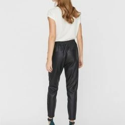 VERO MODA VMEVA MR LOOSE STRING COATED PNT GA NOOS Dames Broek - Maat S X L34 -Dameskleding Verkoop 550x712 11