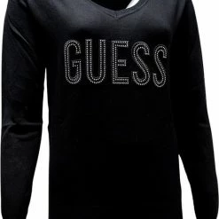 Guess Pascale VN LS Dames Sweater - Zwart - Maat M 5 Guess Pascale VN LS Dames Sweater - Zwart - Maat M -Dameskleding Verkoop 550x713 5