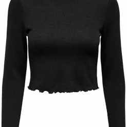 ONLY ONLKITTY L/S TOP CROPPED JRS NOOS Dames T-shirts - Maat L