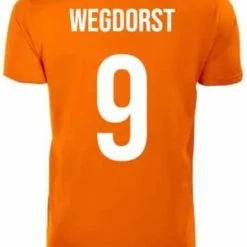 Merkloos Oranje T-shirt - Wegdorst - Koningsdag - EK - WK - Voetbal - Sport - Unisex - Maat S