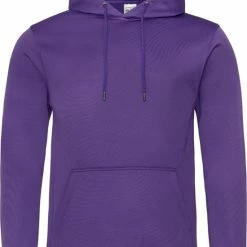 AWDis Volwassenen Unisex Polyester Sporthoodie (Paars)