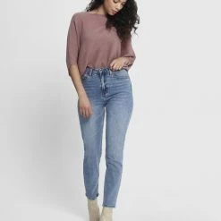 ONLY EMILY LIFE High Waist Straight Fit Dames Jeans - Maat 29 X L32 -Dameskleding Verkoop 550x727 1
