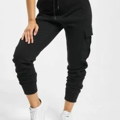 Urban Classics Vrouwen - Dames - NIEUW - Mode - Streetwear - Casual - Party - Loose - Urban - DEF Greta Sweatpants Zwart