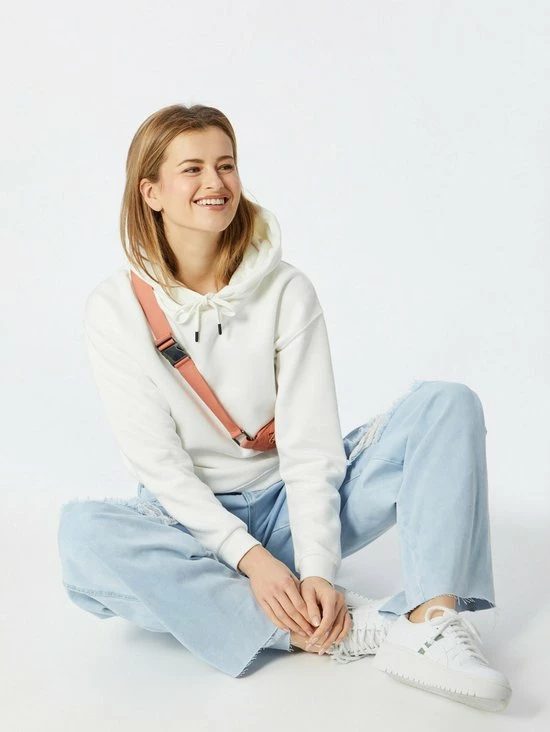 Cars Jeans Hoody Grazia - Dames - White - (maat: XS) 4 Cars Jeans Hoody Grazia - Dames - White - (maat: XS) - Afbeelding 4