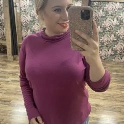 VERO MODA Curve VMElla LS High Neck Top JRS GA Cur Wild Aster 5 VERO MODA Curve VMElla LS High Neck Top JRS GA Cur Wild Aster -Dameskleding Verkoop 550x732 58