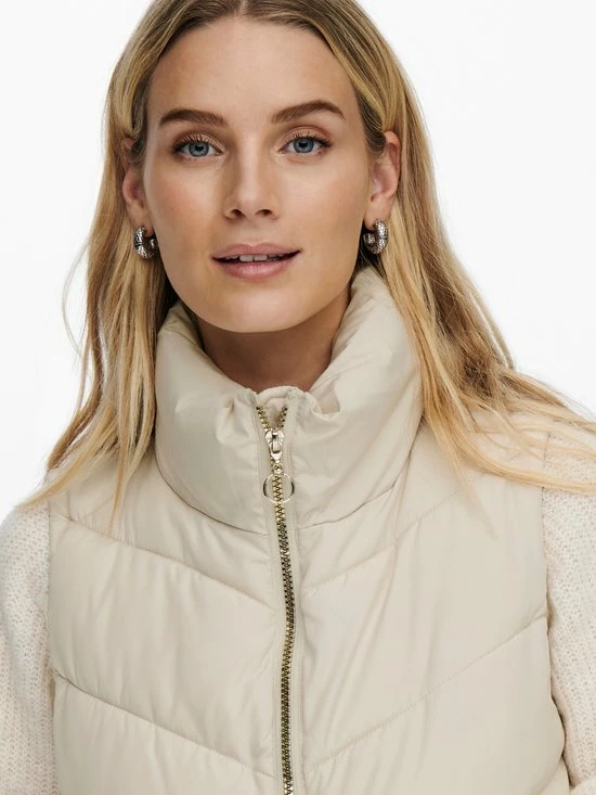 JDY JDYFINNO SHORT PADDED WAISTCOAT OTW HAB Dames Gilet - Maat XS 3 JDY JDYFINNO SHORT PADDED WAISTCOAT OTW HAB Dames Gilet - Maat XS - Afbeelding 3