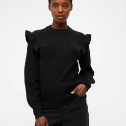 OBJECT OBJMALENA L/S RUFFLE PULLOVER NOOS Dames Trui - Maat XS