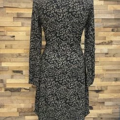 Sam Denim Travel Jurk Leopard Print 2119 "Color: Black-Army","Size: XL" -Dameskleding Verkoop 550x733 292