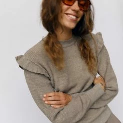 OBJECT OBJMALENA L/S RUFFLE PULLOVER NOOS Dames Trui - Maat L 15 OBJECT OBJMALENA L/S RUFFLE PULLOVER NOOS Dames Trui - Maat L -Dameskleding Verkoop 550x733 365