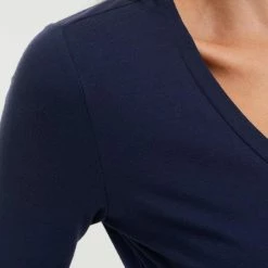 WE Fashion Dames Biologisch Katoen Shirt - Maat L -Dameskleding Verkoop 550x733 395