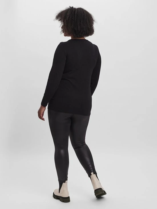 VERO MODA CURVE VMPAXI LS SOFT U-NECK - S NOOS CURVE Dames T-shirts - Maat M/48 5 VERO MODA CURVE VMPAXI LS SOFT U-NECK - S NOOS CURVE Dames T-shirts - Maat M/48 - Afbeelding 5