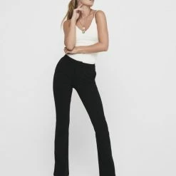 ONLY ONLROCKY MID FLARED PANT TLR Dames Broek - Maat XL X L34 -Dameskleding Verkoop 550x733 432
