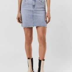 Vero Moda VMFAITH MR SHORT DNM SKIRT MIX GA NOOS Dames Rok - Maat XS -Dameskleding Verkoop 550x733 456