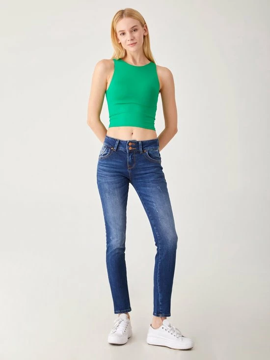 LTB Jeans LTB Molly M Jeans Volwassenen Donkerblauw 9 LTB Jeans LTB Molly M Jeans Volwassenen Donkerblauw - Afbeelding 9