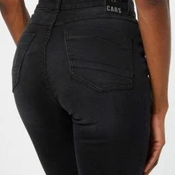 Cars Jeans Ophelia Super Skinny Jeans - Dames - Black Used - (maat: 27) -Dameskleding Verkoop 550x733 505