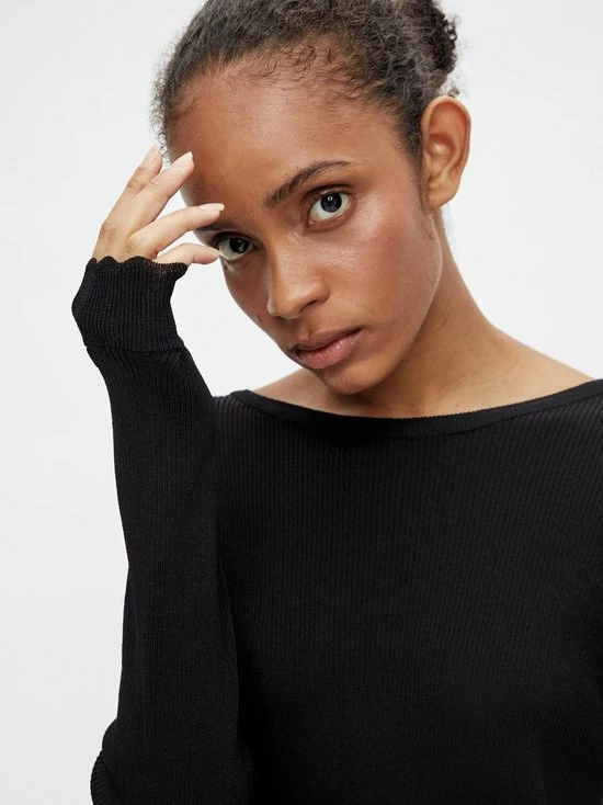 Object Collectors Item OBJHARRIET L/S KNIT PULLOVER NOOS Dames Trui - Maat XL 5 Object Collectors Item OBJHARRIET L/S KNIT PULLOVER NOOS Dames Trui - Maat XL - Afbeelding 5